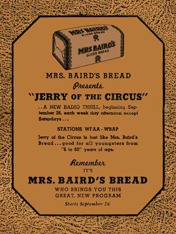 JERRY OF THE CIRCUS & JERRY AT FAIR OAKS