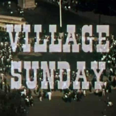 (image for) GREENWICH VILLAGE SUNDAY - Narrated by Jean Shepherd